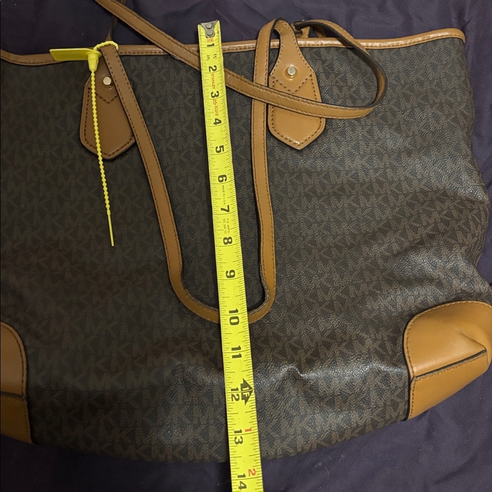 Michael Kors Charcoal and Camel Tote - Picture 8 of 8